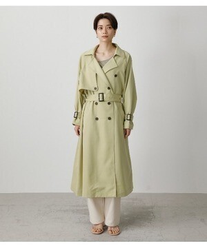 AZUL BY MOUSSY SINGLE FLAP TRENCH COAT