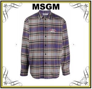 MSGM 【MSGM】チェック フランネルシャツ (MSGM/シャツ) 3140ME01X217501【BUYMA】
