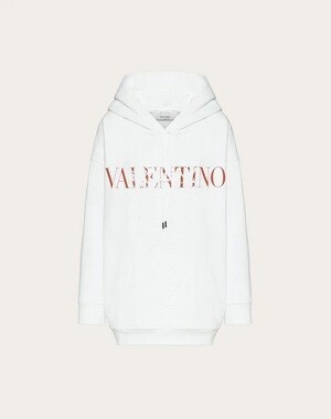 VALENTINO ジャージー X ヘビーレース スウェットシャツ