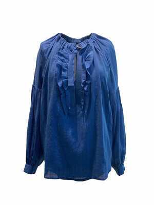 barakabaracca Cotton frilled blouse