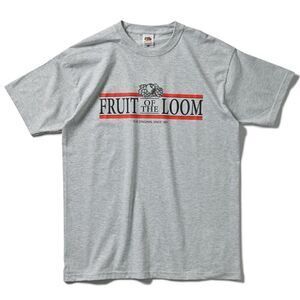 FRUIT OF THE LOOM ”SOUVENIR” バックプリント/前面プリント ロゴTシャツ