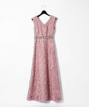 GRACE CONTINENTAL レースロングドレス