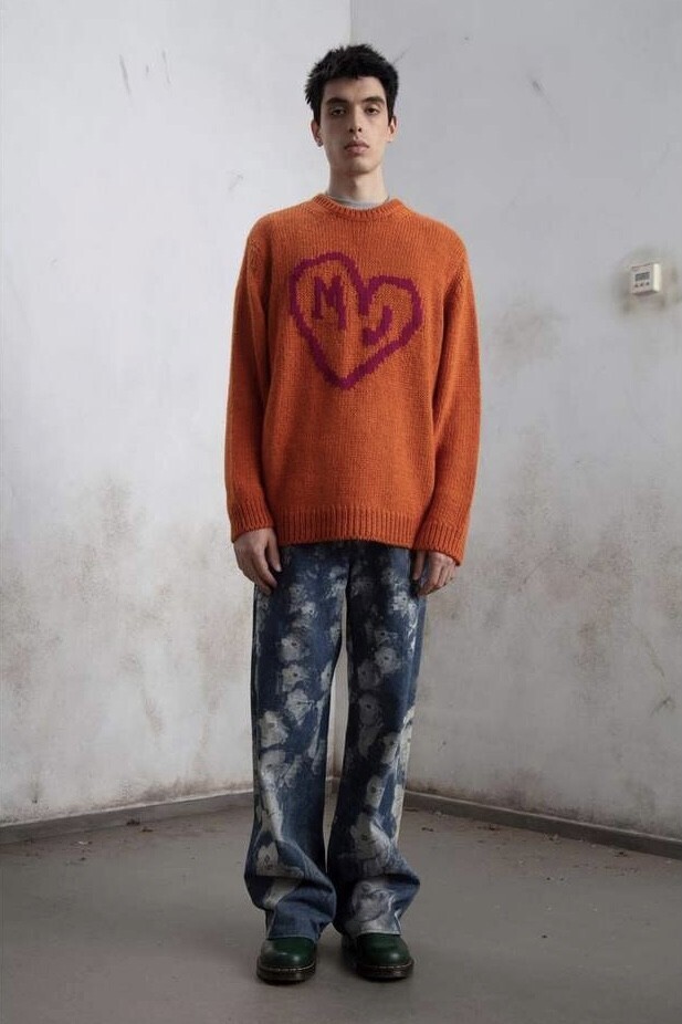 MARC JACOBS HEART SCRAWL SWEATER