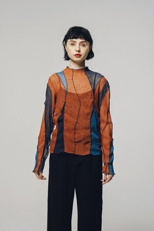 led.tokyo MULTI COLOR SHEER TOPS