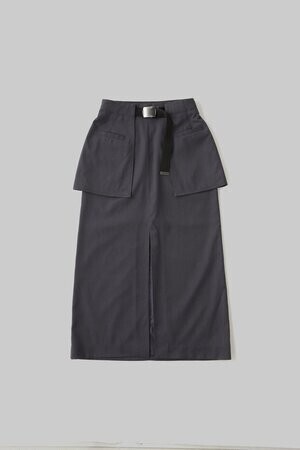 LED.TOKYO CUMMERBELT SLIT SKIRT