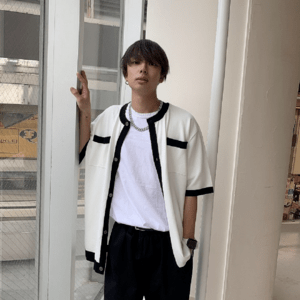 ONE WILL Bicolor cardigan