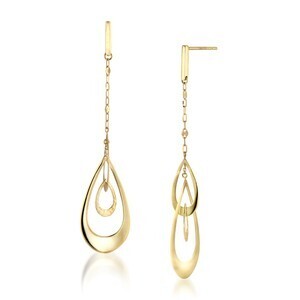 STAR JEWELRY DANGLE PIERCED EARRINGS
