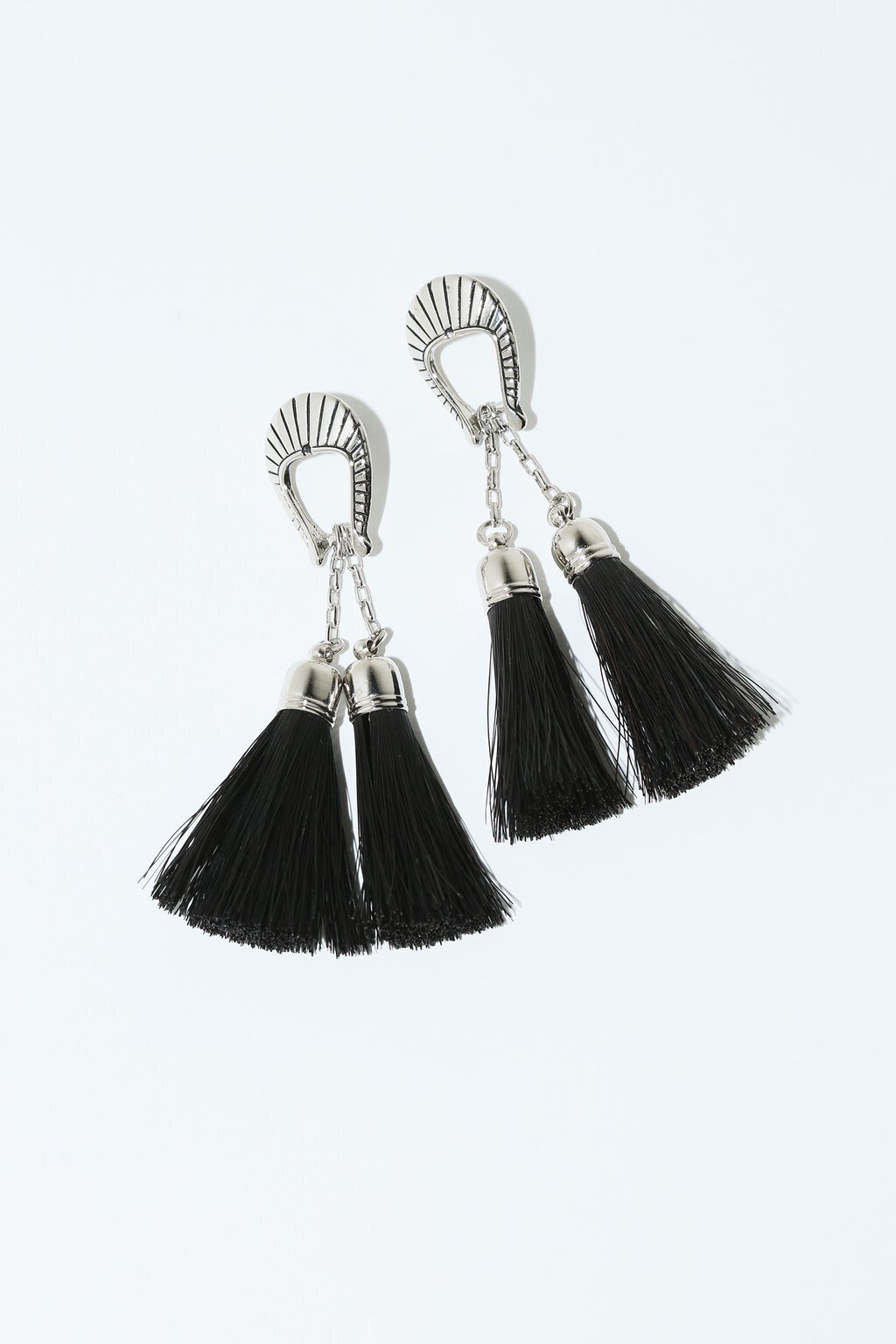 TOGA PULLA FRINGE PIERCED EARRINGS