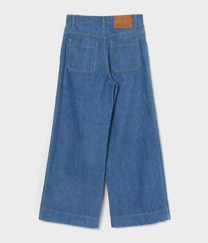 J&M DAVIDSON WIDE LEG CROPPED JEANS