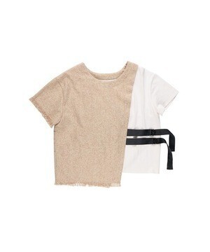 KOH.style リネンライクドッキングTシャツ