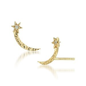 STAR JEWELRY girl K10 ピアス SMILING STAR PIERCED EARRINGS