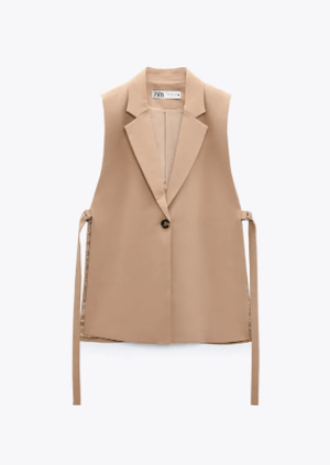 ZARA スリット入りベスト