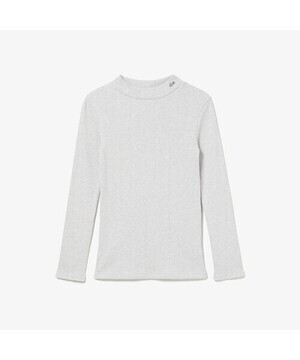 LACOSTE モックネックロングスリーブTシャツ