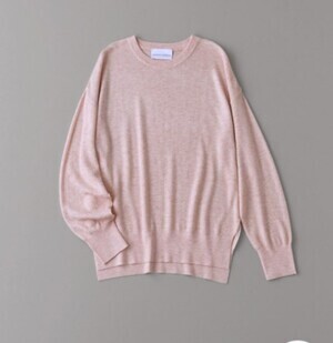 UNDERSON UNDERSON ワッフルニットクルーネック