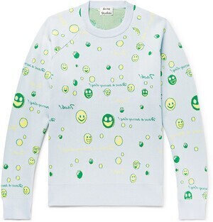 Acne Studios Jacquard Stretch-knit Sweater