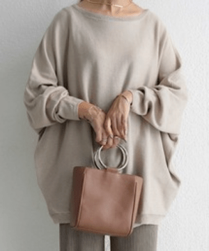 antiqua ニット ただのシンプルでは終わらない。着た瞬間に差が出る絶妙シルエット  na-00297