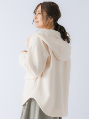 Rewde フーデットシャツヘムコート(0R06-12017)