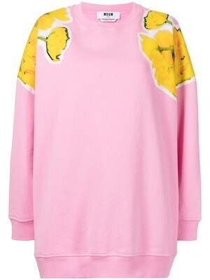 MSGM フローラル スウェットシャツ
