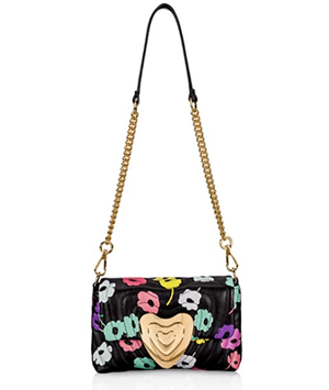 ESCADA レディースプリントレザーハートバッグ