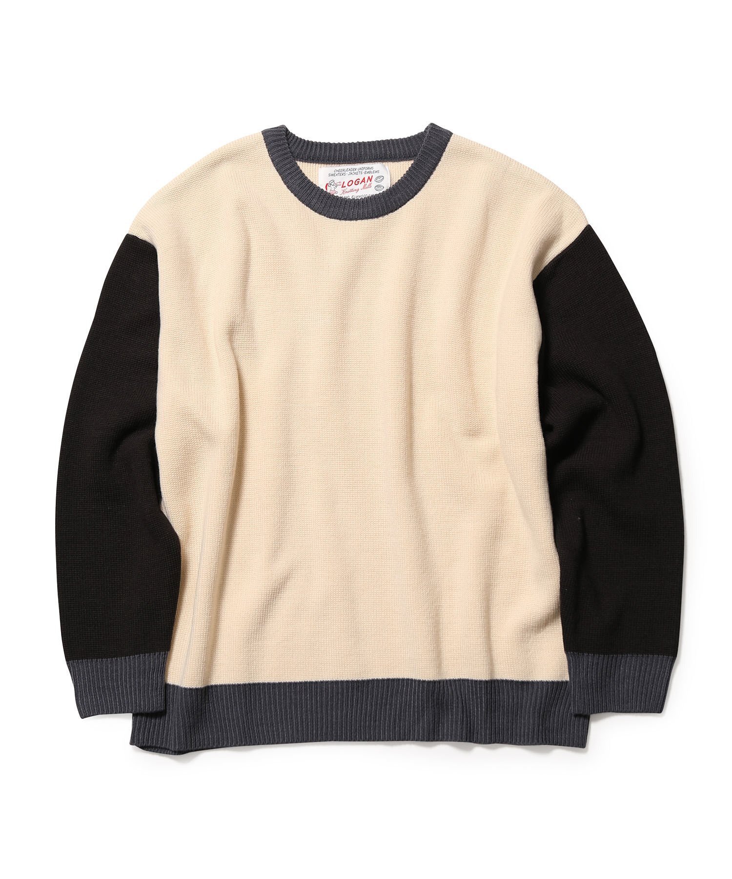 ADAM ET ROPE' 【LOGAN/ローガン 別注】Color Block CrewNeck/UNISEX