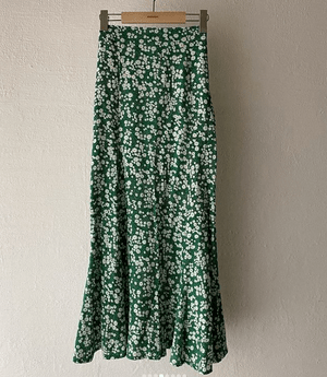 HOWDY. flower mermaid skirt