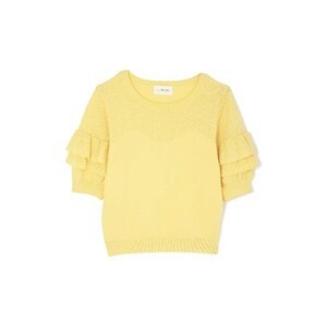 JILLSTUART シア　ラッフルパフニット