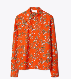 Tory Burch コットンポプリン シャツ