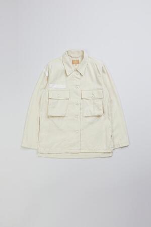 Nigel Cabourn コットンルーズチノアーミーシャツ