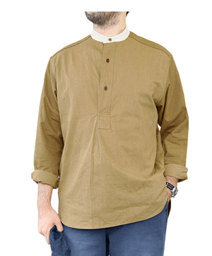 Nigel Cabourn BRITISH ARMY MIX PULL OVER SHIRT