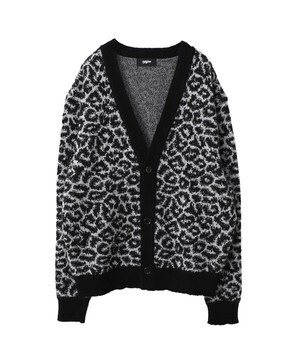 MYne Leopard Knit Cardigan
