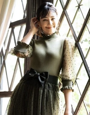 M'S GRACY ロマンティックチュールニット