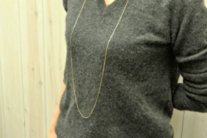 VATSURICA 【t-1049N②】trim ２wayシンプルチェーンネックレス