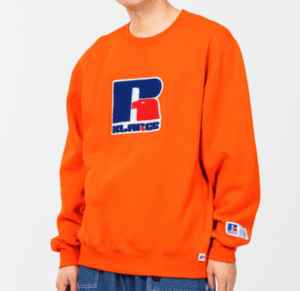 XLARGE XLARGE × RUSSELL CREWNECK SWEAT