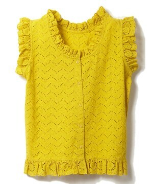 DRWCYS 刺繍レースノースリブラウス