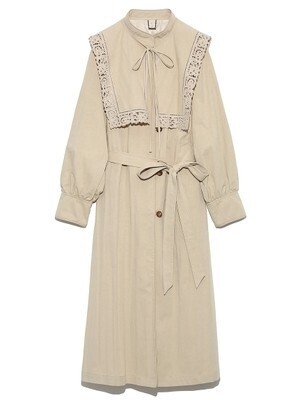 Lily Brown エンブロイダリービックカラーコート