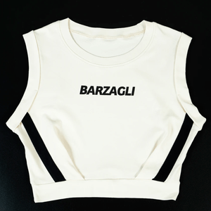 BARZAGLI クロップタンクトップ「クリーム」