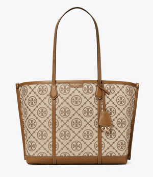 Tory Burch ペリー Tモノグラム トリプルコンパートメント トート