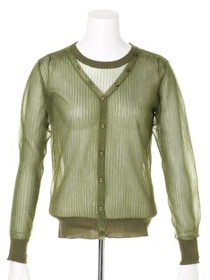 LADYMADE シースルーリブニットアンサンブル