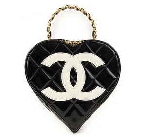 CHANEL マトラッセ ハート型 バニティバッグ ハンドバッグ