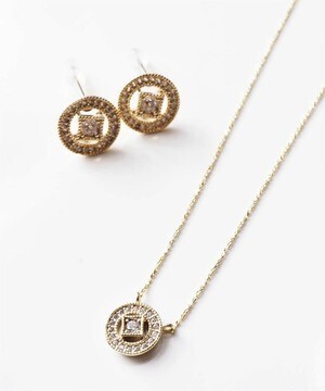 VATSURICA 【t-1257N③】ニッケルフリースクリューチェーンネックレス