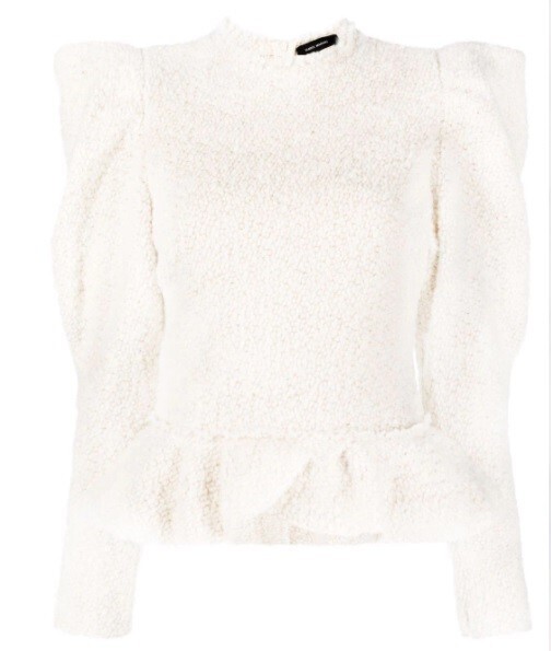 ISABEL MARANT パフスリーブ ペプラムトップ