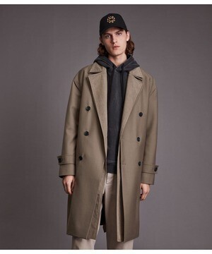 ALLSAINTS HEALD 2-IN-1 TRENCH COAT