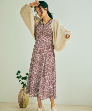 LADYMADE BACKリボンニットボレロ