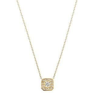 Vendome Aoyama アンカードルモン　K18イエローゴールド　ダイヤモンドネックレス