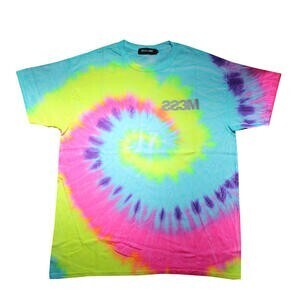 MESS THE MAN REFLECTOR MESS TIE DYE TEE