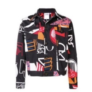 Calvin Klein Printed Denim Trucker Jacket