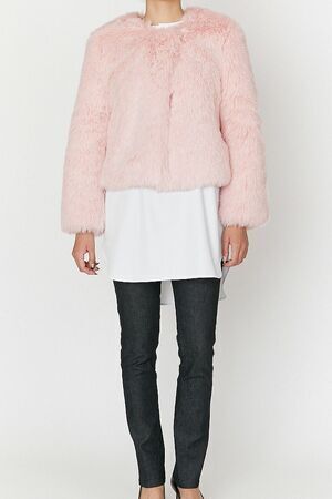 YOKO CHAN Short Fur Coat