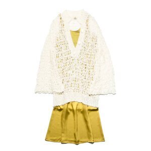 Hdxuly Knit Layered Dress