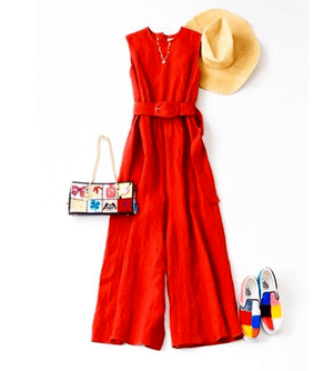 BLUEBIRD BOULEVARD linenjumpsuit