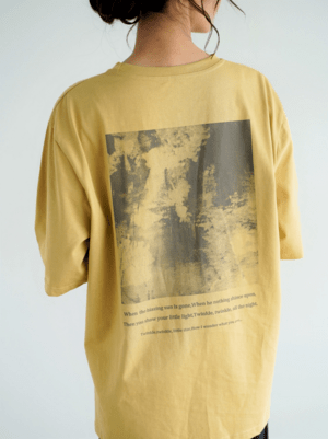 ａ.ｎ.ｌ バックプリントオーバーサイズTシャツ